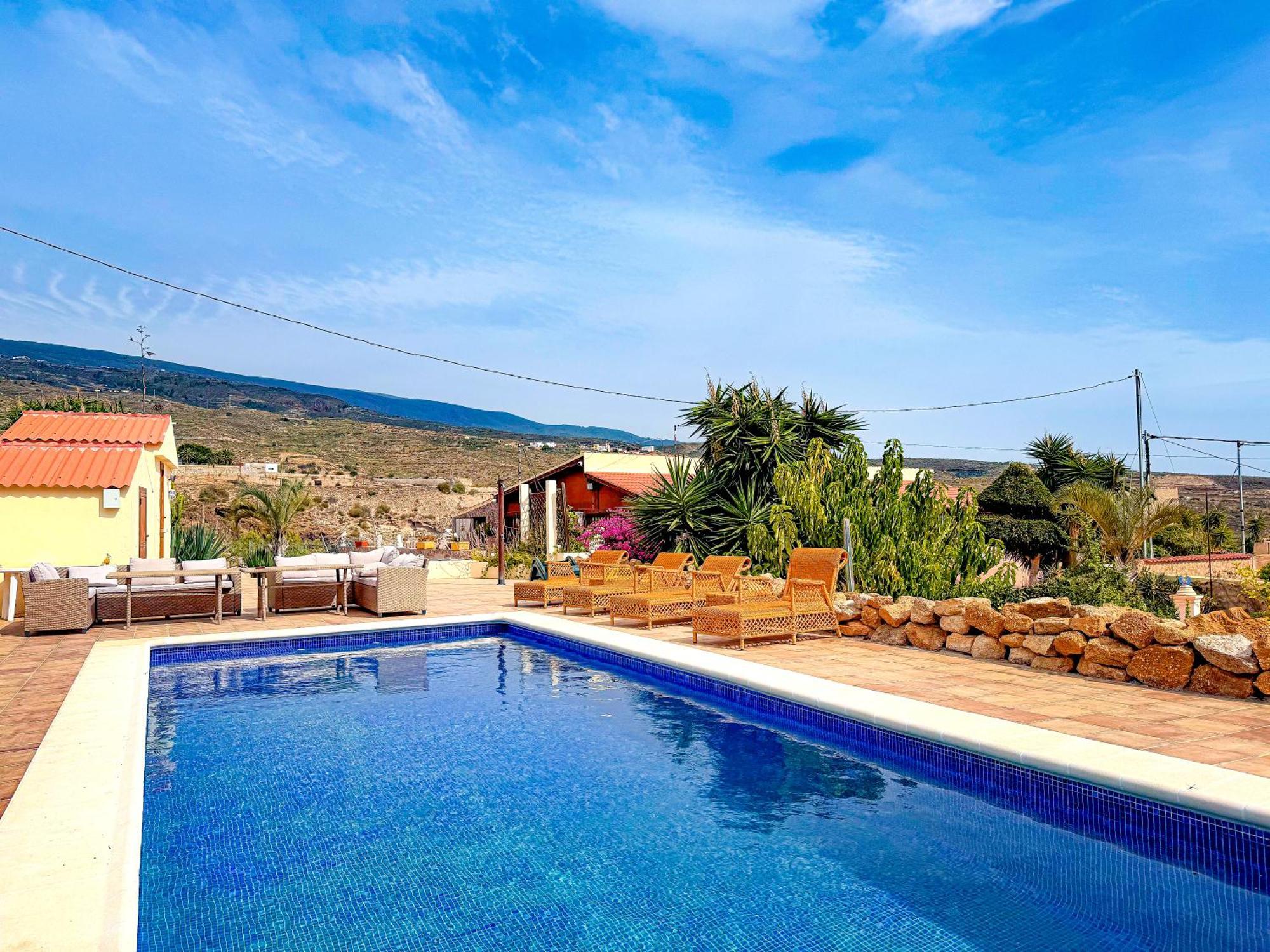 Exquisite Rural House With Garden, Pool And Sea Views Villa Arico Viejo Exterior photo